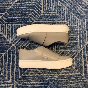 Vince leather platform sneakers
